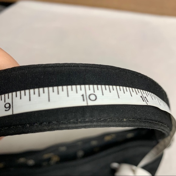 Quilted Vera Bradley small handbag Black and Tan - Picture 5 of 11